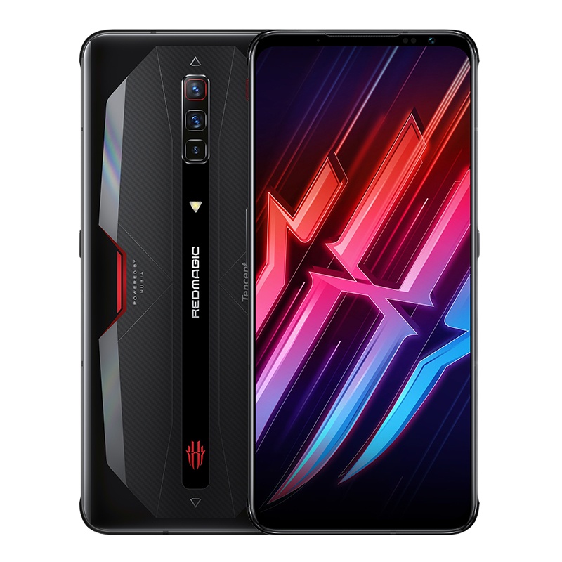 努比亚(nubia) 红魔6 5G全网通 12GB+128GB 碳纤黑 骁龙888旗舰芯片 165Hz屏幕刷新率 66W快充 6层多维散热系统 腾讯游戏移动联通电信 5G电竞手机