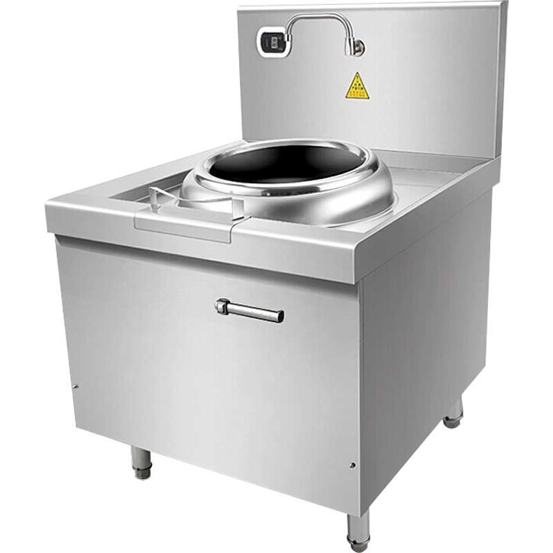 德玛仕大功率商用电磁炉电磁大锅灶 学校食堂酒店厨房设备 12kw单头无尾爆炒炉HW-XC12C-00(304材质)