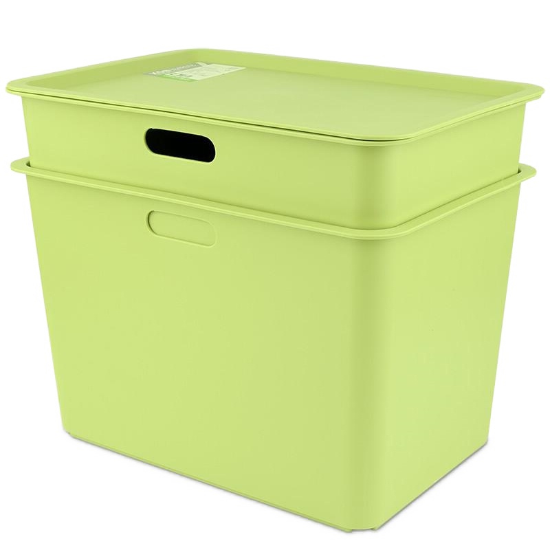 茶花母婴幼儿童塑料收纳盒宝宝玩具储物箱 2887 (绿色)