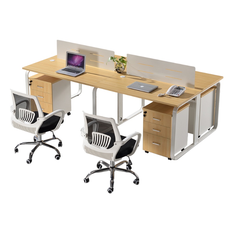 质凡办公家具职员办公桌员工桌工作位屏风桌