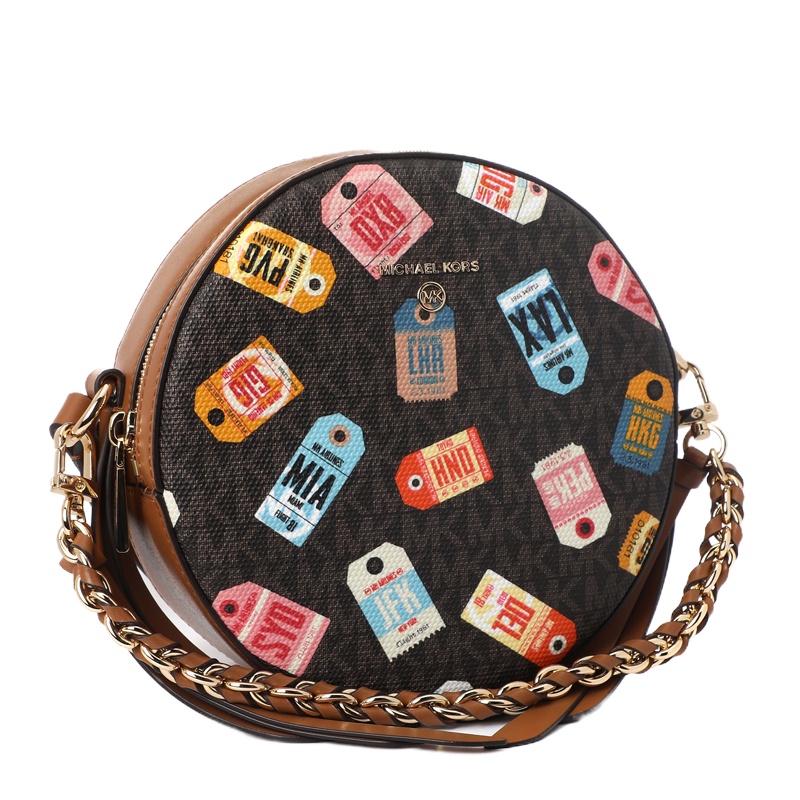 Michael Kors 迈克·科尔斯 女士时尚单肩包 32T0GD8C6O-BROWNMULTI