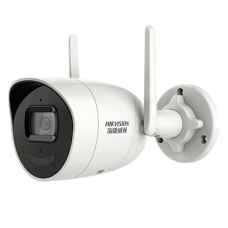 海康威视 400万 IP66 2K超清画质 高清拾音 双天线 红外夜视监控摄像头 DS-IPC-E24H-IWT