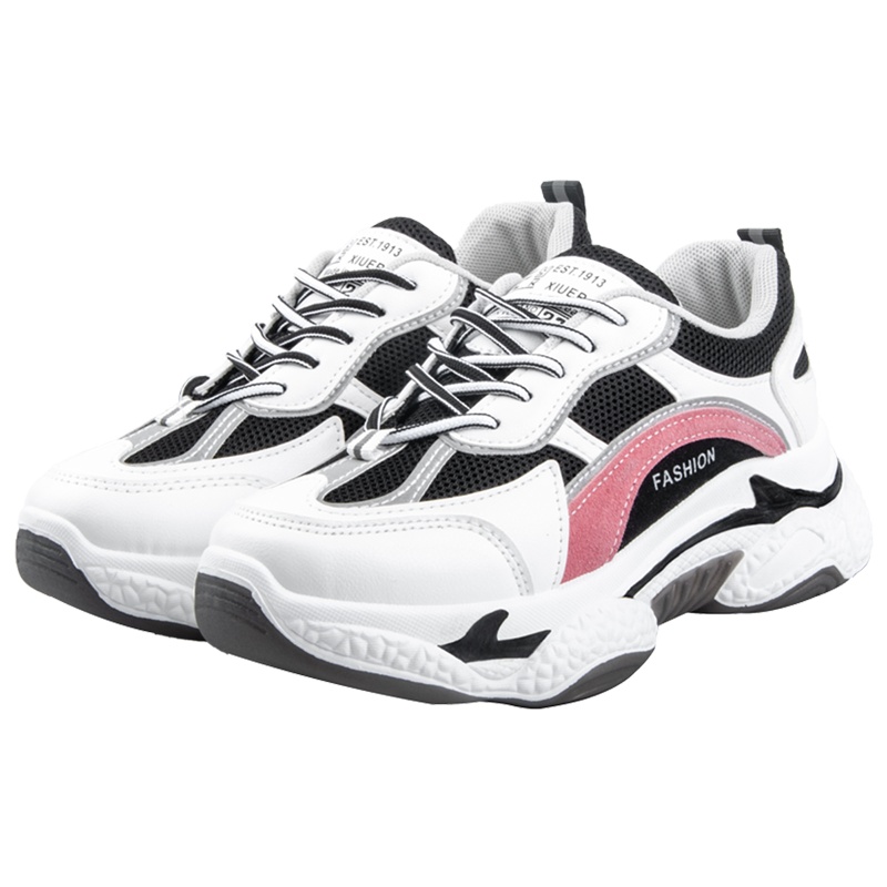 森林公主女鞋春季新款舒适简约百搭老爹鞋气质时尚休闲松糕鞋女