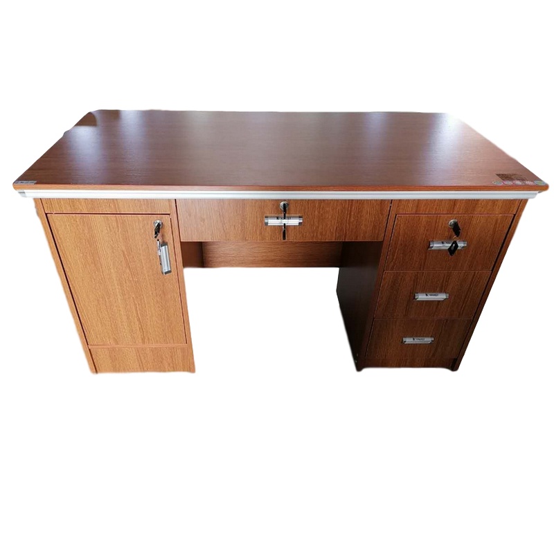 逐鹿中原办公桌老板桌主管桌1.4米办公桌免漆板经理桌TY869颜色可选