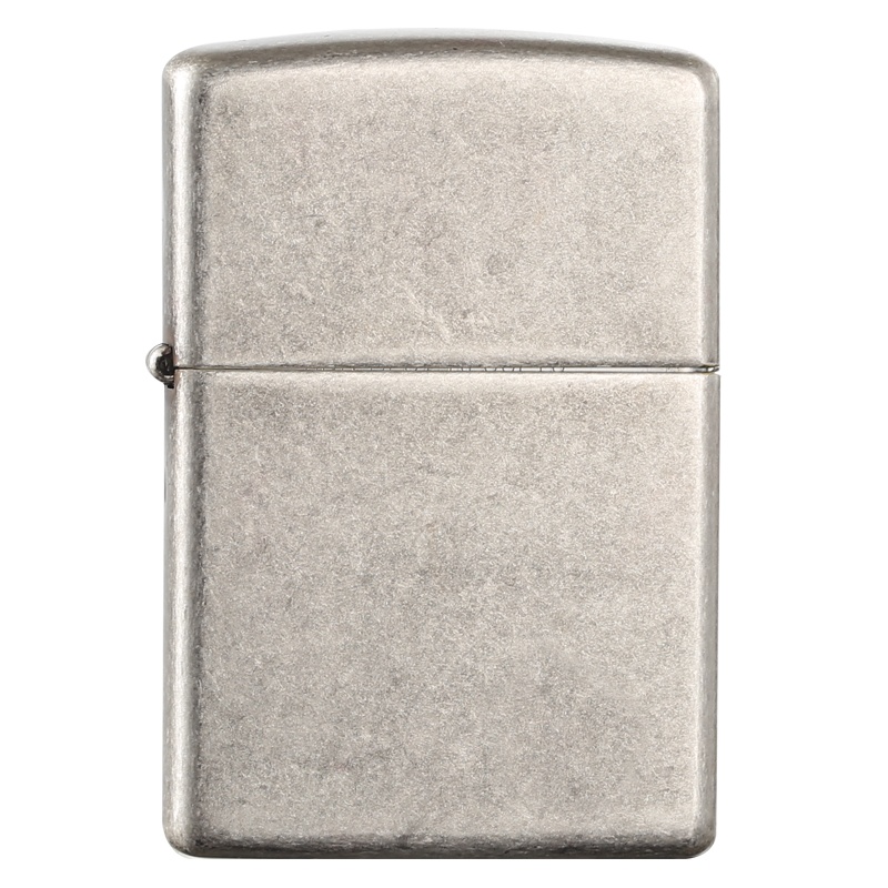 ZIPPO打火机正版美国打火机 121FB仿古银系列