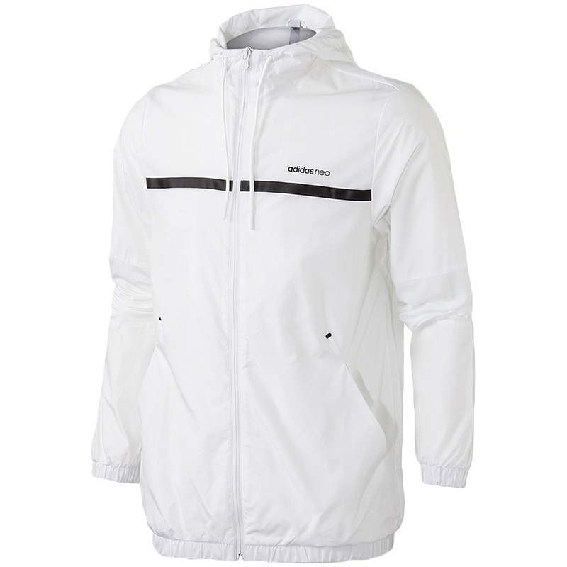 【自营】adidas阿迪达斯NEO男运动休闲防风服DU2423 3XL DU2422白色