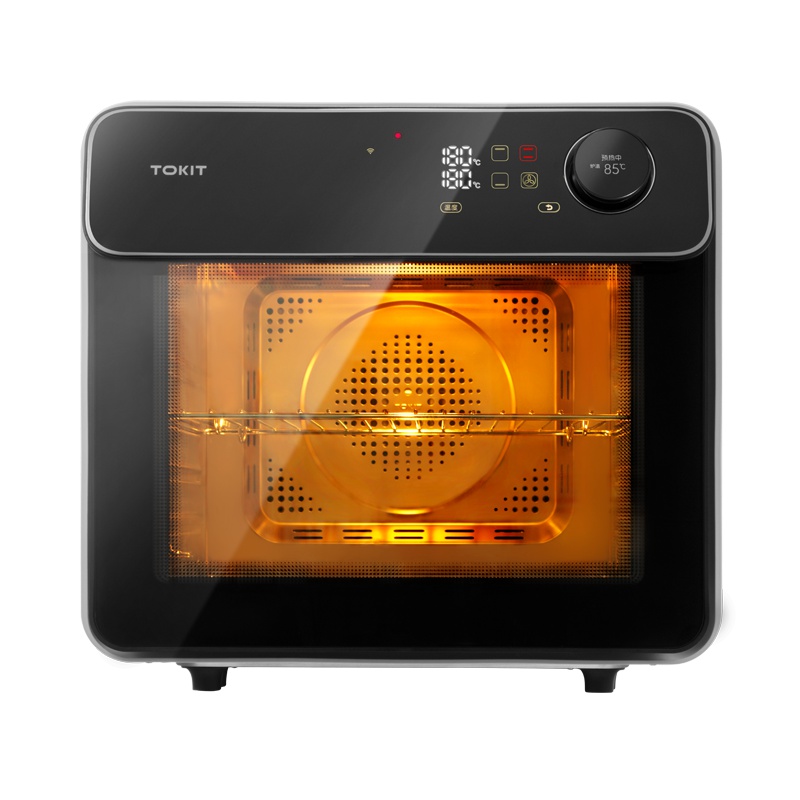 小米生态链TOKIT智能电烤箱32升1080p摄像头家用台式多功能全自动一体机烘培大容量热风循环