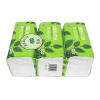洁云原茶200抽塑包面纸-3包装(中幅)