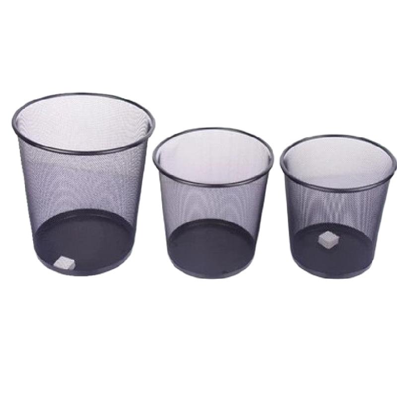 垃圾桶 中号金属网垃圾桶 博浪金属丝网烤漆工艺垃圾桶 家用加厚 垃圾桶 办公室垃圾袋 厨房