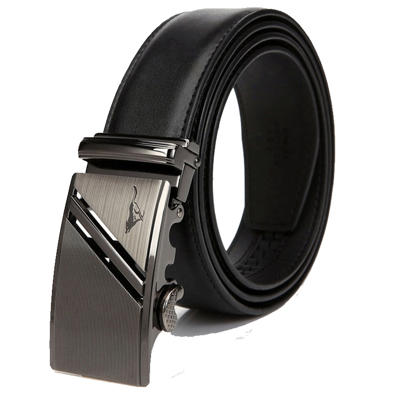 七匹狼SEPTWOLVES 皮带 男士自动扣皮带 真皮裤带 时尚潮流商务 牛皮裤腰带 黑色系;棕色系
