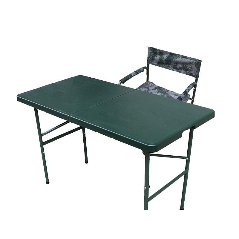 双人 户外座椅会议桌 1.2米 绿色 一桌一椅