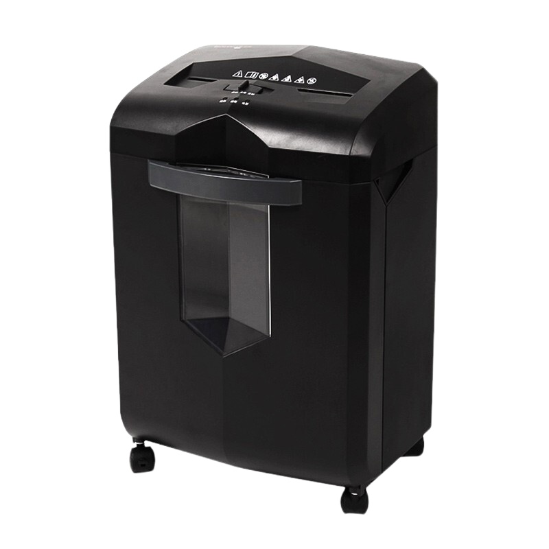 盆景4P23专业级碎纸机办公 大容量碎纸机 多张可连续碎纸 黑色