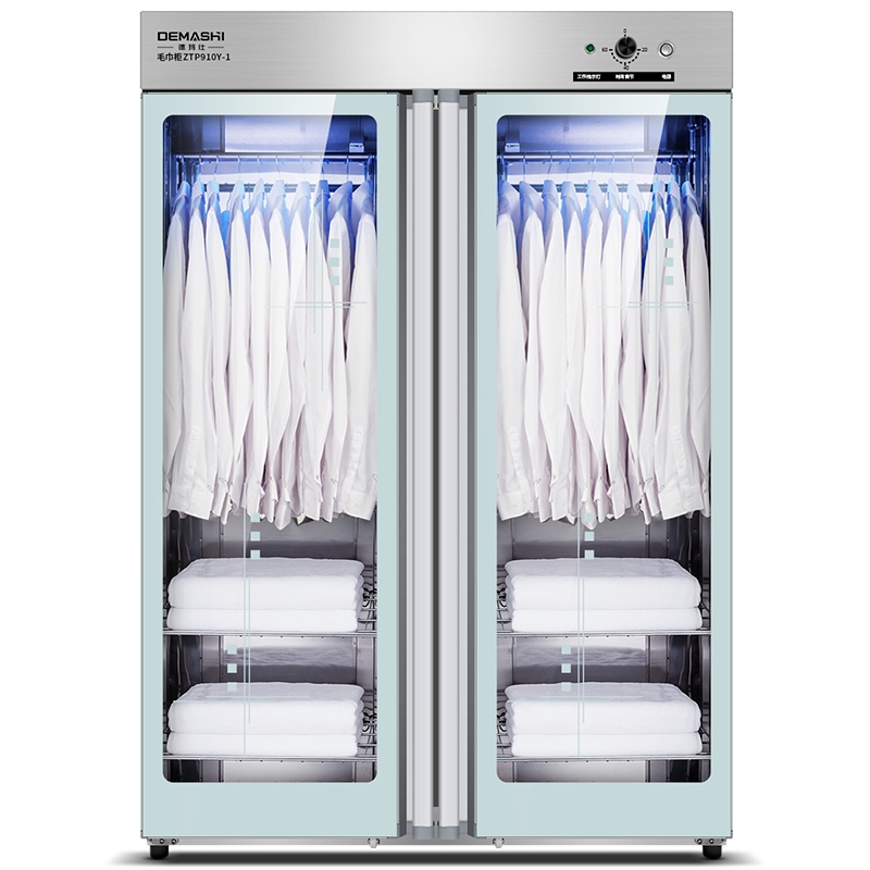 德玛仕（DEMASHI）商用消毒柜 ZTP910Y-1 立式高温 双开门 衣物衣服毛巾保洁洗浴美容院会所专用大容量多功能