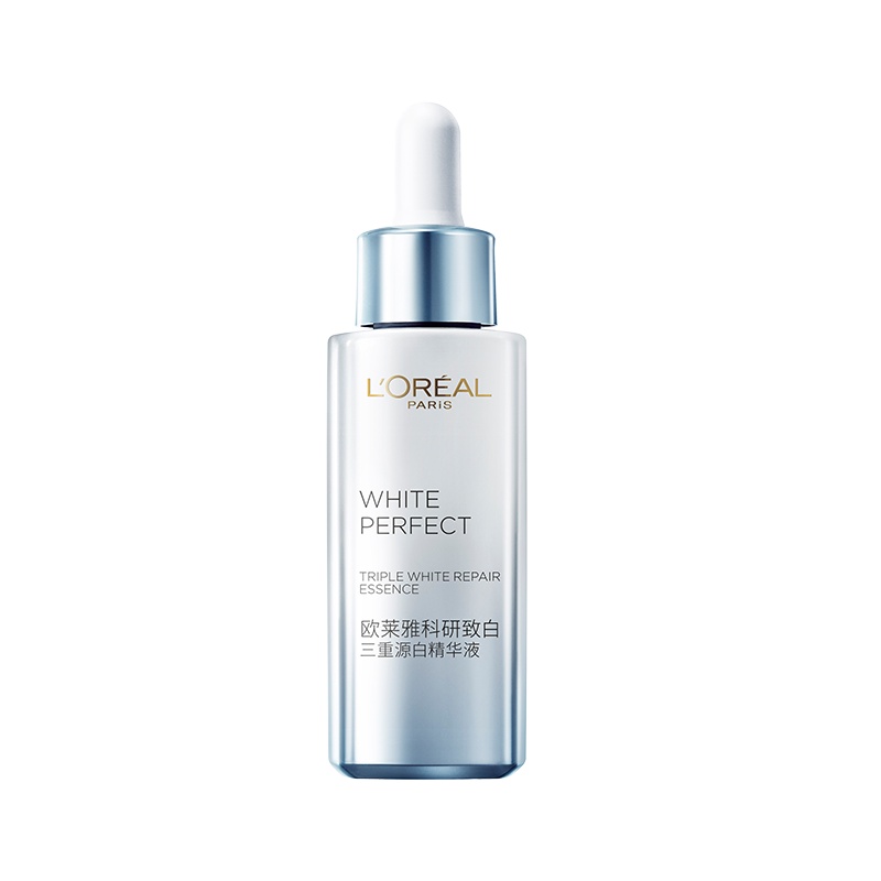 欧莱雅科研致白三重源白精华液30ml(光子瓶 烟酰胺 淡斑 女士面部美白精华液 焕白亮肤保湿)