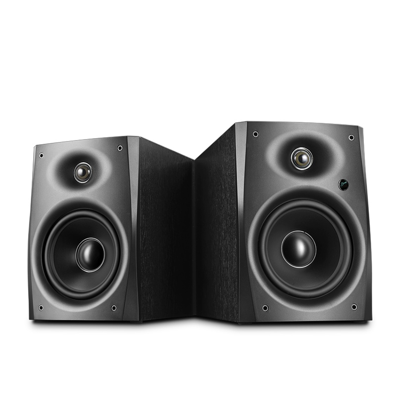 惠威(HIVI)D1090木纹家用客厅电视音响 多媒体6.5英寸中低音台式电脑音响 2.0声道蓝牙音箱 黑木纹