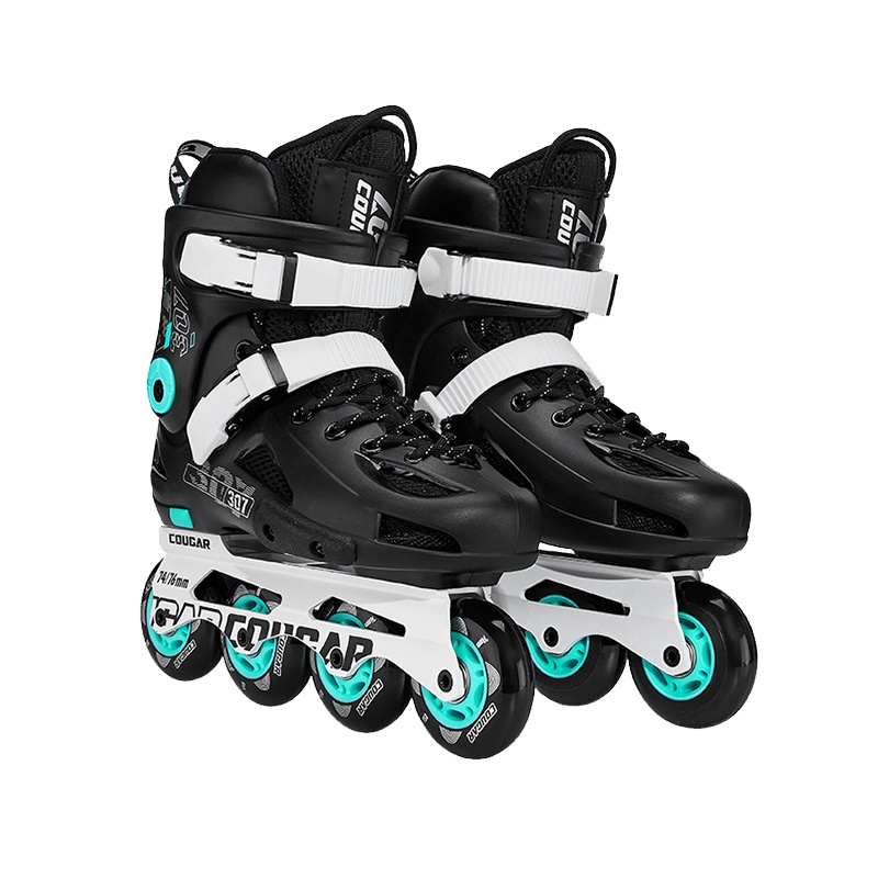 美洲狮轮滑鞋成人溜冰鞋成年旱冰鞋男女专业平花鞋大学生直排轮