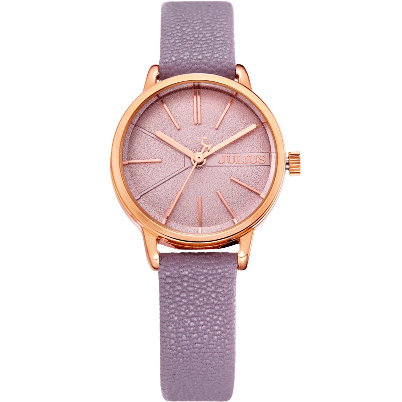 聚利时女士手表正品个性时尚磨砂表盘石英皮带学生手表女表JA-944