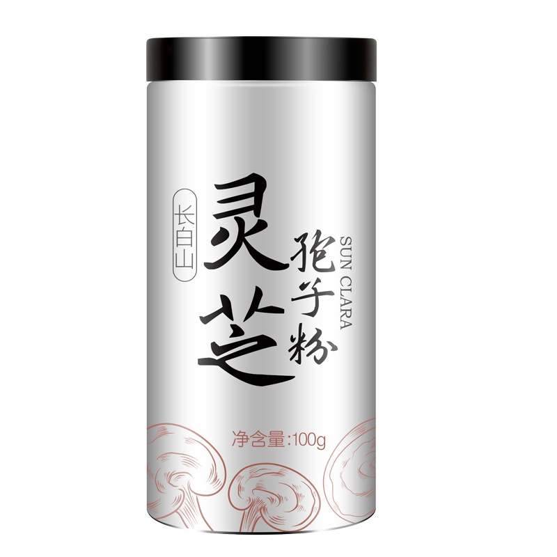 桑克拉(SUN CLARA)长白山灵芝孢子粉100g农家自产头道椴树林芝粉林芝袍子粉