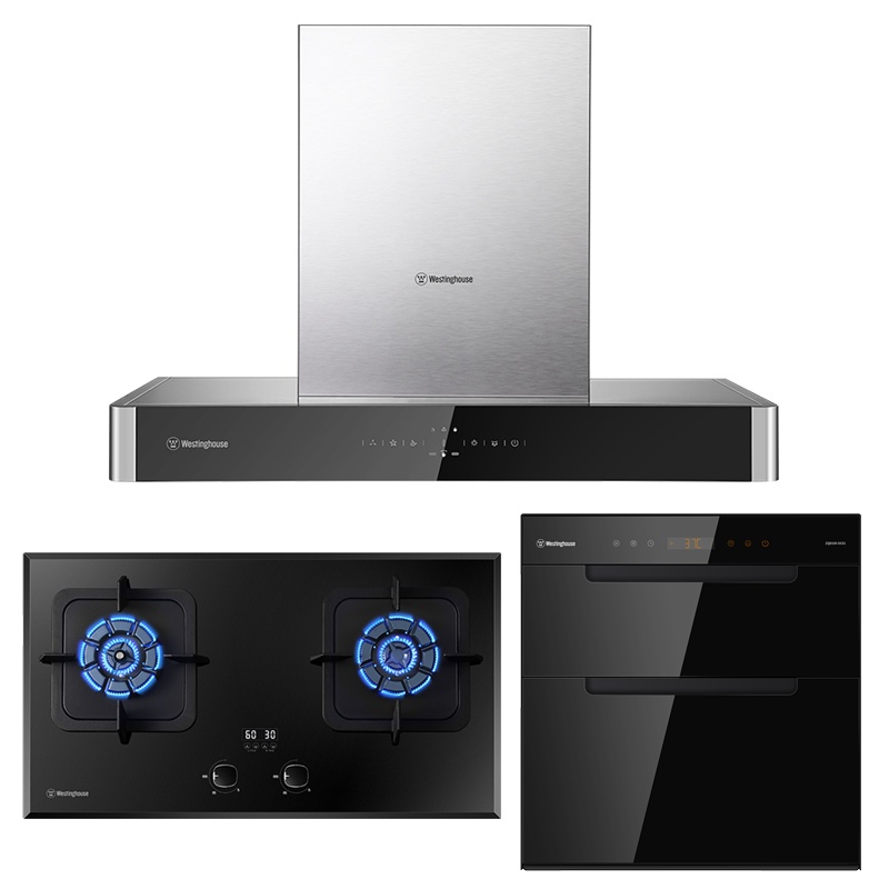 西屋(Westinghouse)烟灶消套装CXW-260-TA02+JZT-ZB01+ZQD100-DC01 天然气