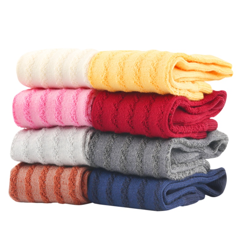 巴布豆配饰春秋款纯棉儿童长筒袜纯棉5双装1-12岁春季夏季秋季