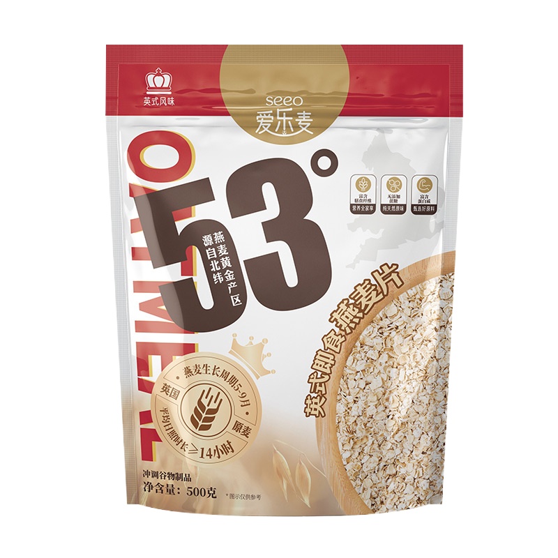 seeo 53°英式 即食燕麦片500g
