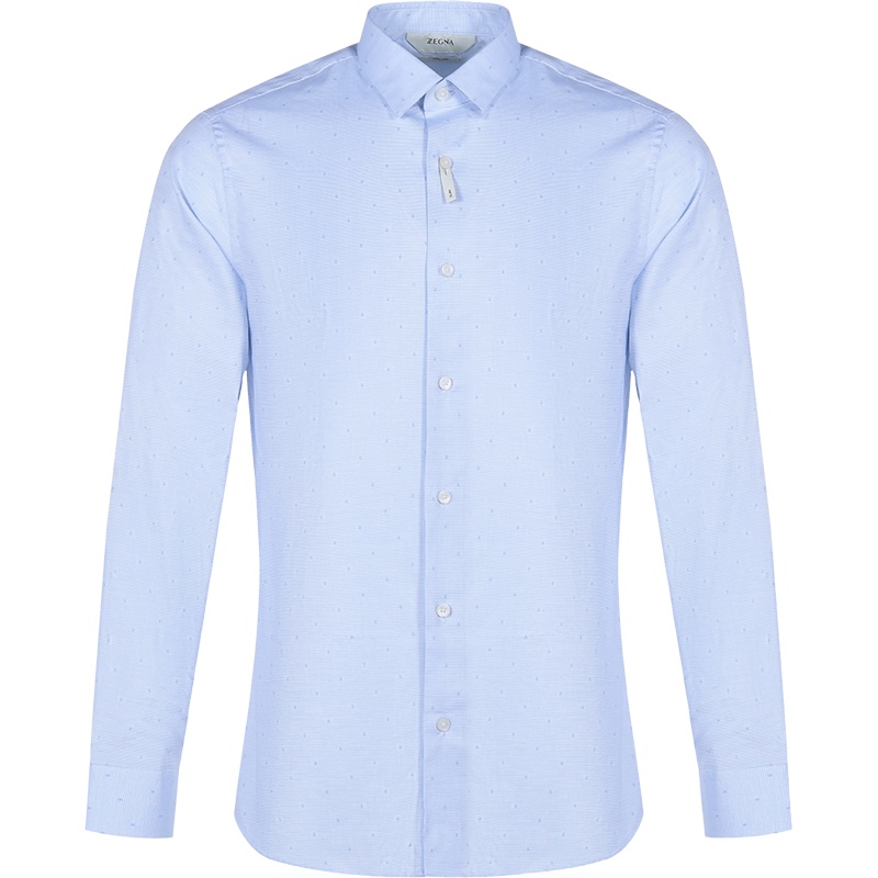 Z ZEGNA 杰尼亚 男士 棉质长袖衬衫905105 ZCSS1