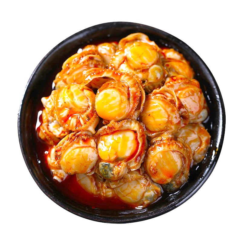 【2罐花蛤+2罐扇贝】麻辣花蛤罐头，麻辣扇贝罐头组合装开胃下饭菜