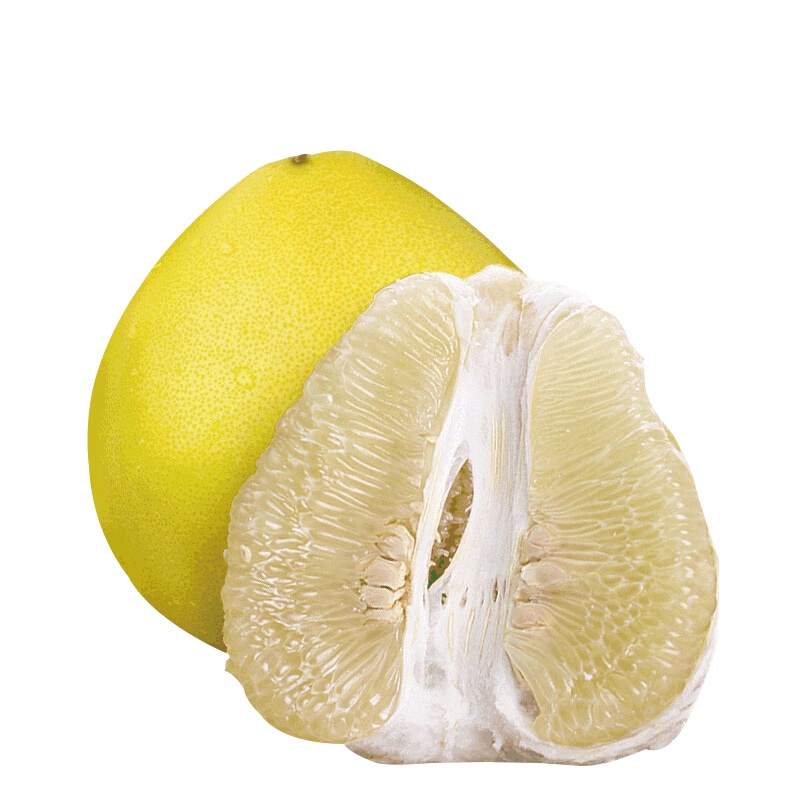 新鲜平和功夫蜜柚 白心蜜柚 新鲜水果白肉柚子2个装约5斤 当季应季孕妇水果