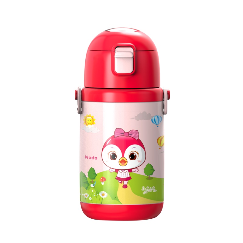 Clouddrink音乐保温杯吸管水壶儿童智能水杯学饮杯幼儿园水杯400ml大容量持久保温饮水记录提醒游戏互动儿童保温杯