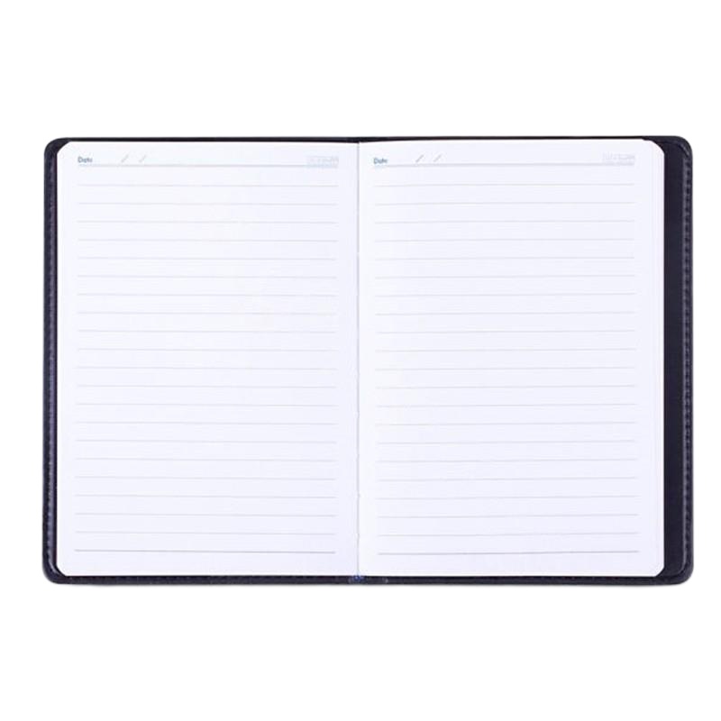 得力 Deli 7912 得力120页皮面记事本32K(颜色随机) 1本