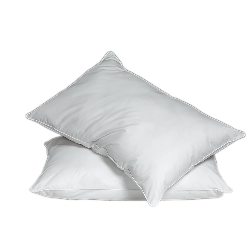 全棉防羽防钻绒酒店枕纤维枕枕芯48*74cm