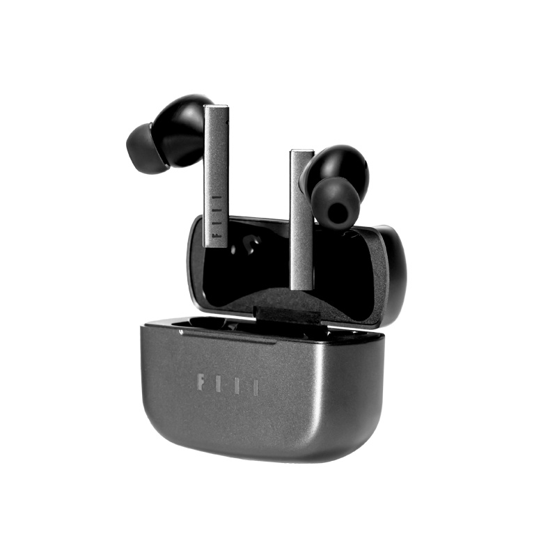 FIIL CC Pro真无线双降噪5.2蓝牙耳机入耳耳挂式单双耳超长续航通用防水跑步耳麦耳塞 深空灰