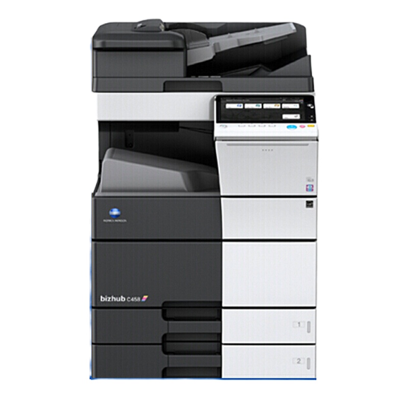 KONICA MINOLTA 柯尼卡美能达 C458 A3彩色复合机 (赠 FS537(100页装订)+原装低柜)