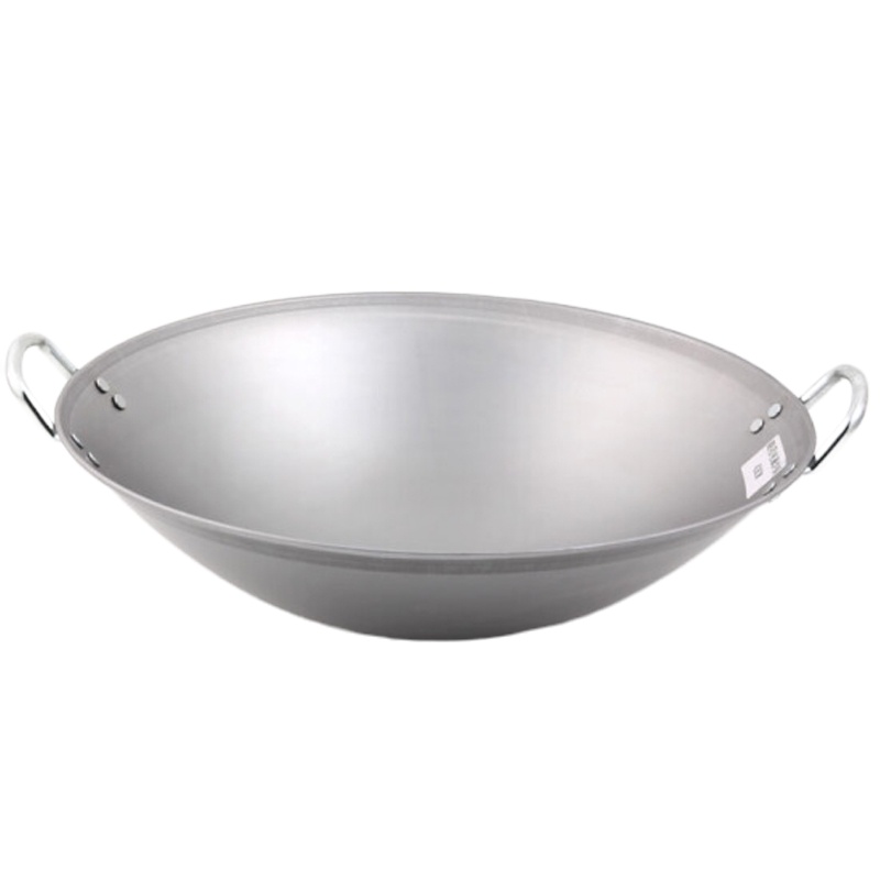 JERIS 商用大功率电磁炉专用炒锅 微晶凹面专用加厚铁锅 φ550mm