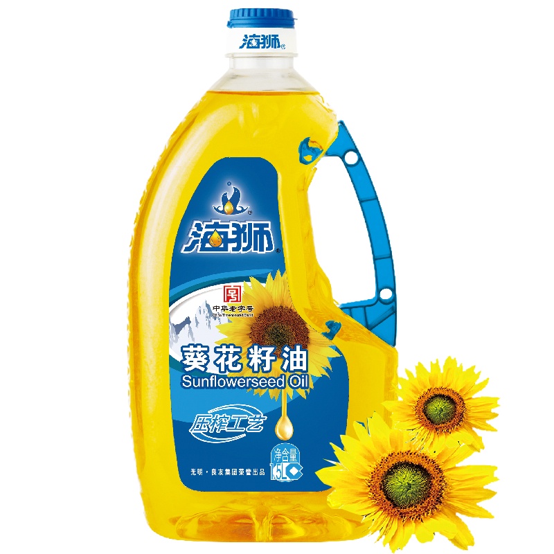 金龙鱼海狮 食用油 葵花籽油1.5L 压榨一级