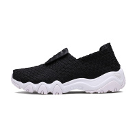 斯凯奇（SKECHERS）女鞋运动鞋套脚编织休闲鞋88888017