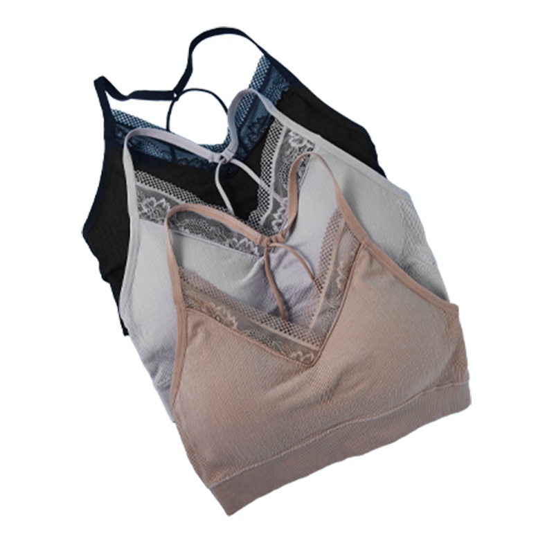 ENK内衣运动无钢圈美背文胸背心聚拢抹胸无痕少女胸罩