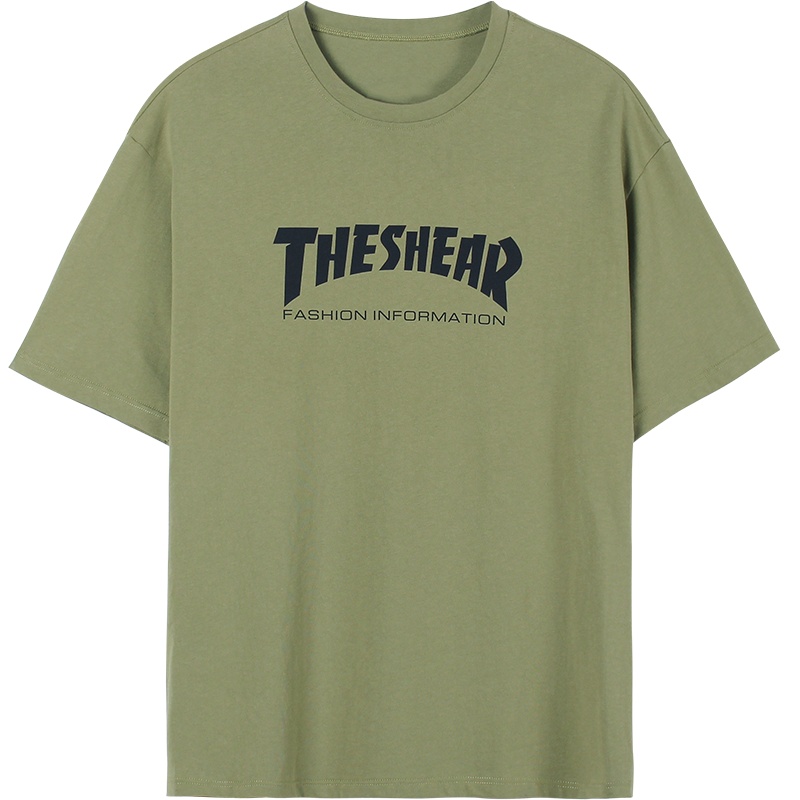 2020夏新款短袖男女圆领韩版宽松体恤半袖国潮牌女上衣