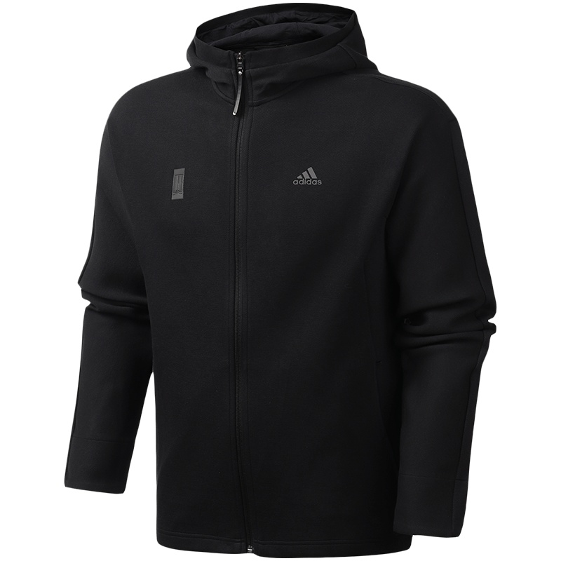 阿迪达斯男服夹克外套WJ连帽休闲运动服FK4484