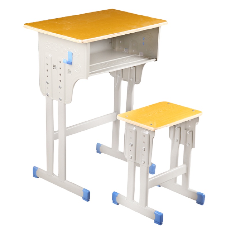 致恒华木单人双柱多层板课桌椅ZHHM-X029(靠背)