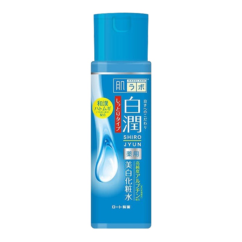 乐敦肌研白润系列 保湿净白化妆水 滋润型170ml 修护爽肤水 日本进口