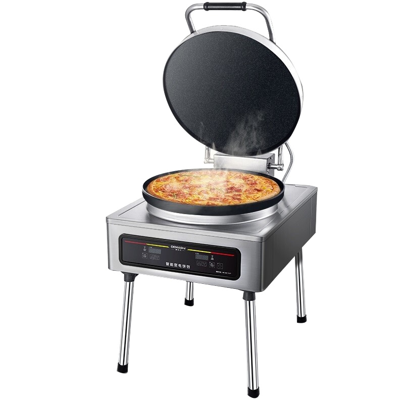 德玛仕(DEMASHI)商用电饼铛大型自动电热特大号烤饼炉食堂烙饼机煎包锅EJB45L-2T[380V 升级铁盘加热盘]