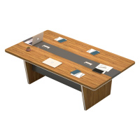 鑫金虎 大型会议桌办公桌简约现代长桌公司会议室桌(不含椅)