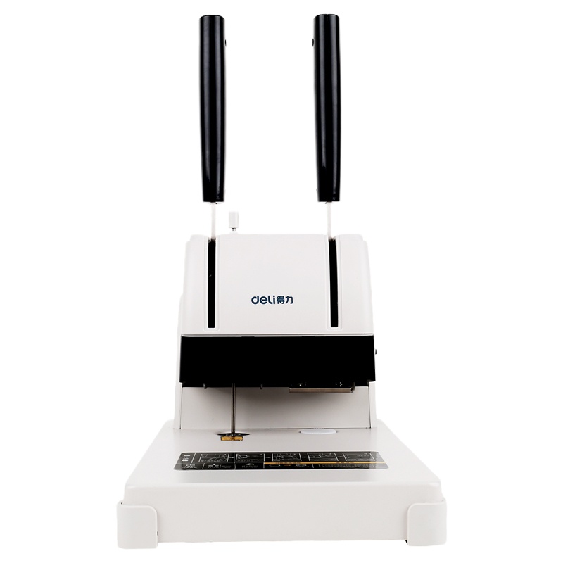 得力(deli) 3888财务凭证装订机(浅灰)