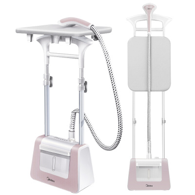 美的挂烫机家用商用蒸汽电熨斗小型熨烫机手持烫衣服熨衣机双杆立式挂式蒸汽熨斗烫衣机高温杀菌烫斗 粉红色