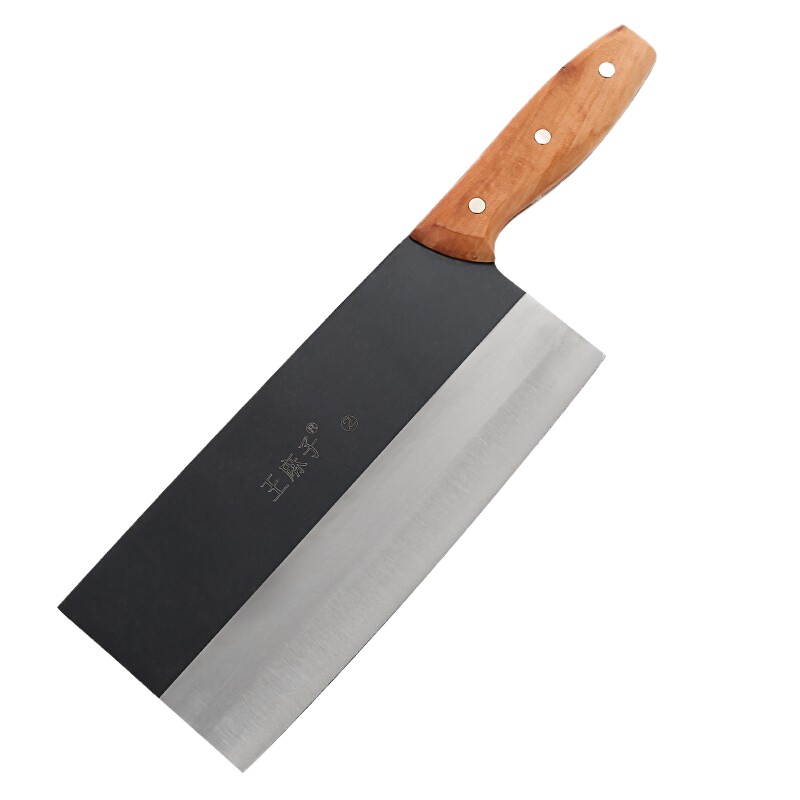 企购优品 王麻子桑刀切片刀单刀厨师切肉刀家用切菜刀 大号