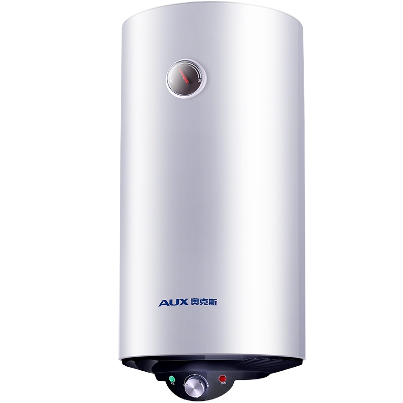 奥克斯(AUX)SMS-40DY12电热水器 40升立式速热竖挂圆桶家用纤瘦储水式热水器机械旋钮空间款3000W 带安装