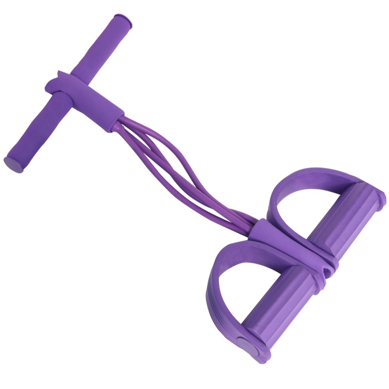 铁人脚蹬卷腹拉力器仰卧起坐辅助瘦身瘦腿健身器材瘦肚子家用拉力绳