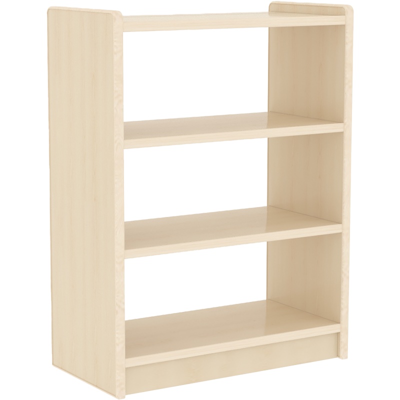 简约现代小型三层书架落地分层置物架简易家用柜子卧室收纳储物柜