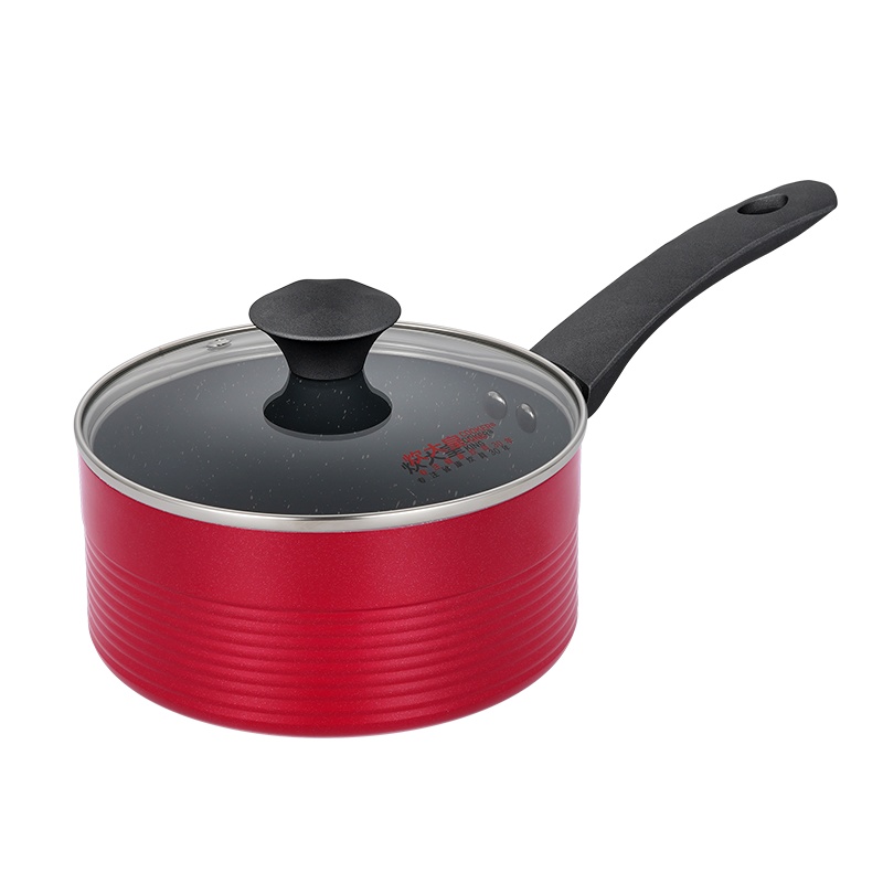 炊大皇 新钻奶锅 宝宝婴儿辅食锅热奶锅泡面煮奶小锅铝合金不粘电磁炉通用奶锅NG18XZ-2